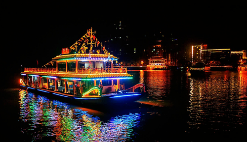 乐山大佛 夜游三江