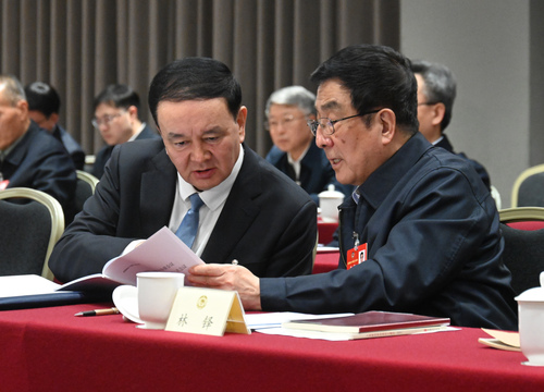 小组讨论会间隙，努尔兰.阿不都满金委员与(6599847)-20250306173804