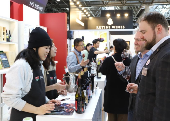 中国葡萄酒亮相德国杜塞尔多夫酒展