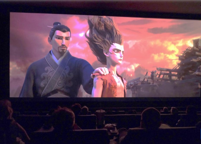 中国动画电影《哪吒2》在北欧国家上映