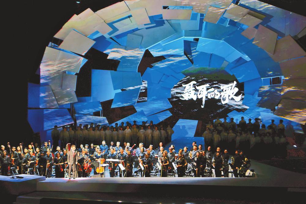 国歌嘹亮，奏响民族强音