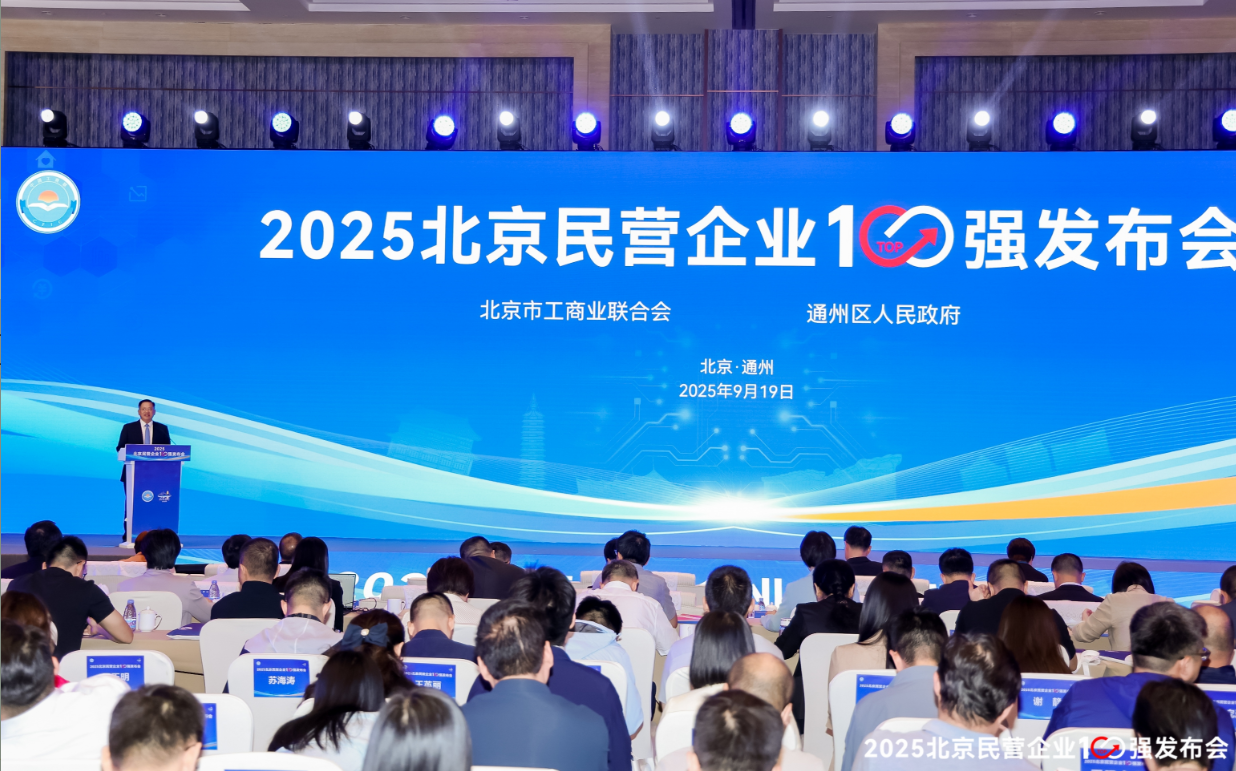 2025北京民营企业百强榜单发布