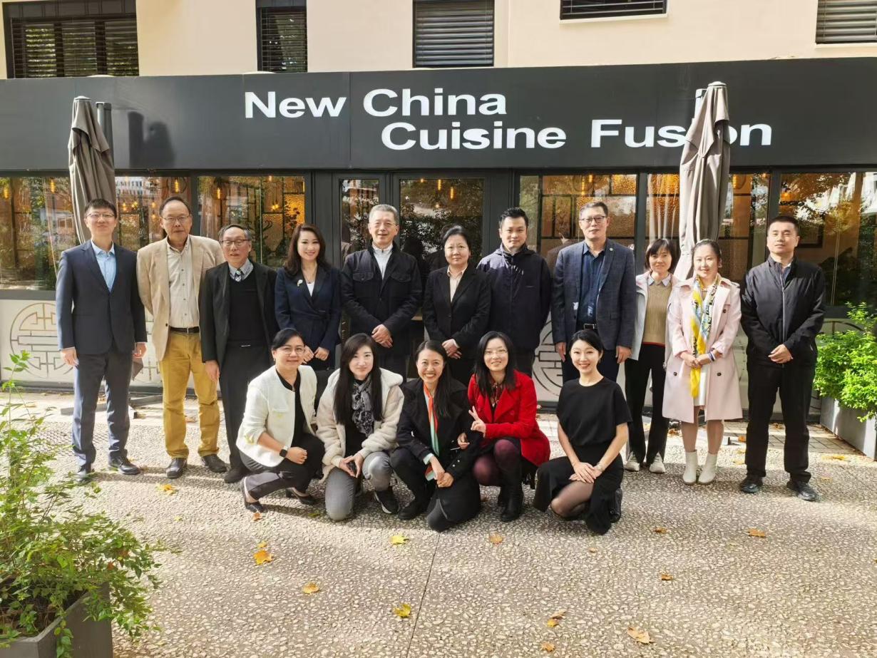 中华海外联谊会代表团访问法国里昂 深入考察华文教育现状