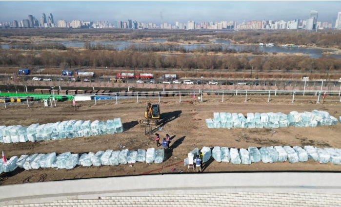 第二十七届哈尔滨冰雪大世界开建