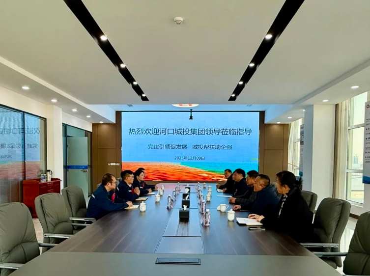 党建引领，助企纾困：河口区城投集团董事长崔东亮一行赴欧米勒电气开展调研帮扶工作