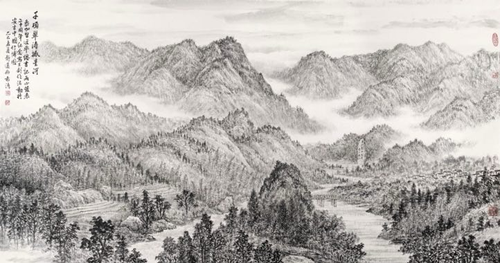 千顷翠涛撼星河