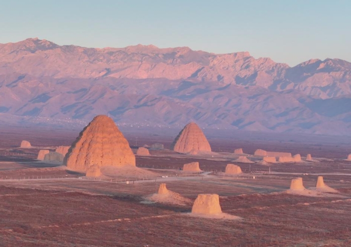 宁夏银川：冬日西夏陵