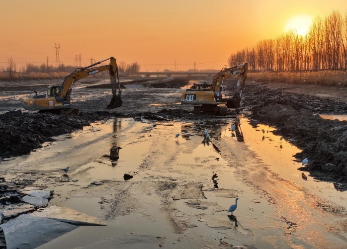 河北丰南：冬修水利蓄动能