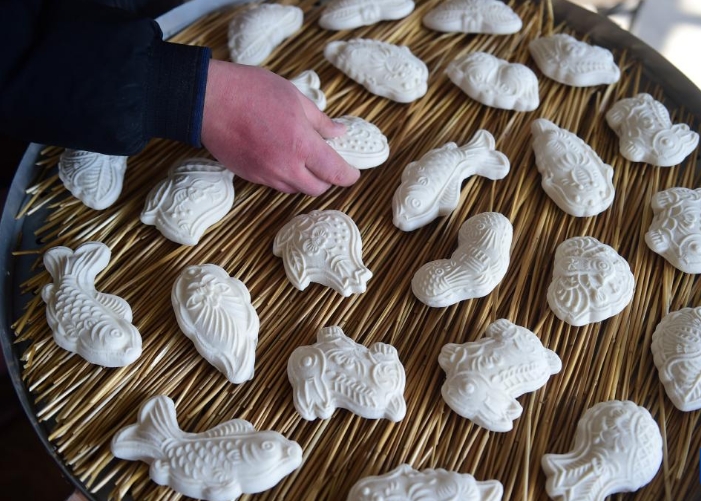 乡村面花 腊月“绽放”