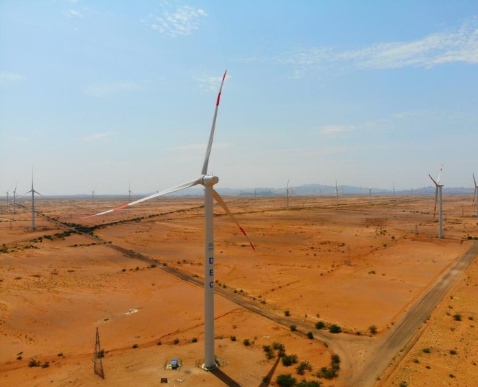 中企承建埃塞俄比亚风电项目投产