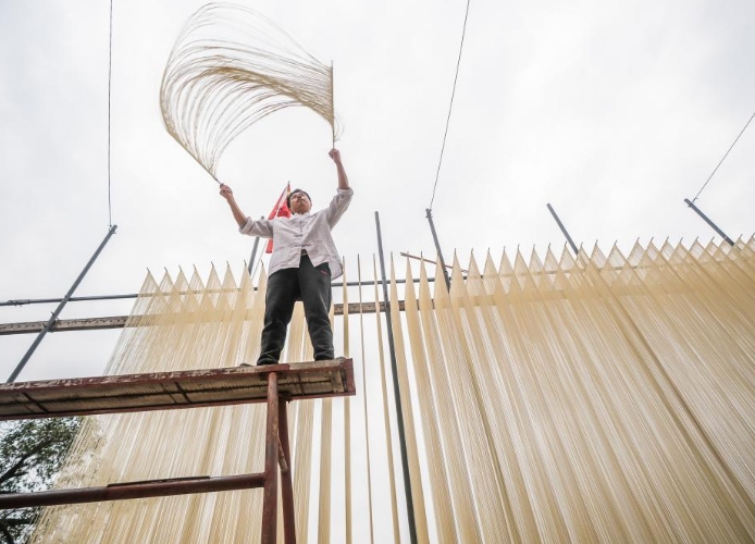 四川德阳：挂面拉出乡村振兴路