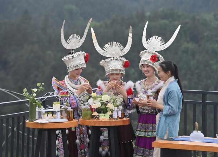 踏青品茶大苗山