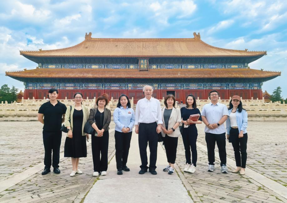 民盟北京市委中轴线课题组赴劳动人民文化宫（太庙）调研座谈