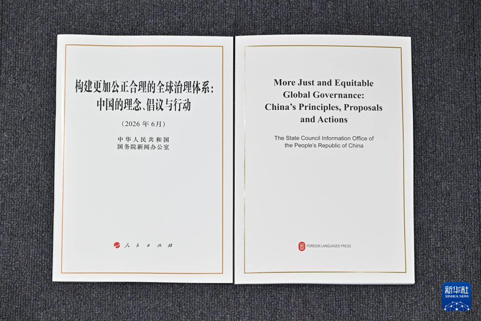 中国政府发布关于全球治理的白皮书