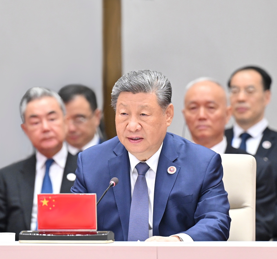 习近平在“上海合作组织+”会议上的讲话