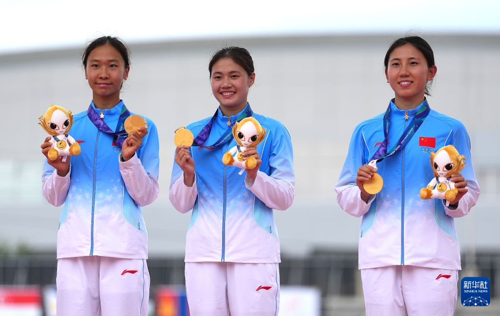 亚运会丨现代五项女子团体夺冠 中国代表团收获第20届亚运会首金