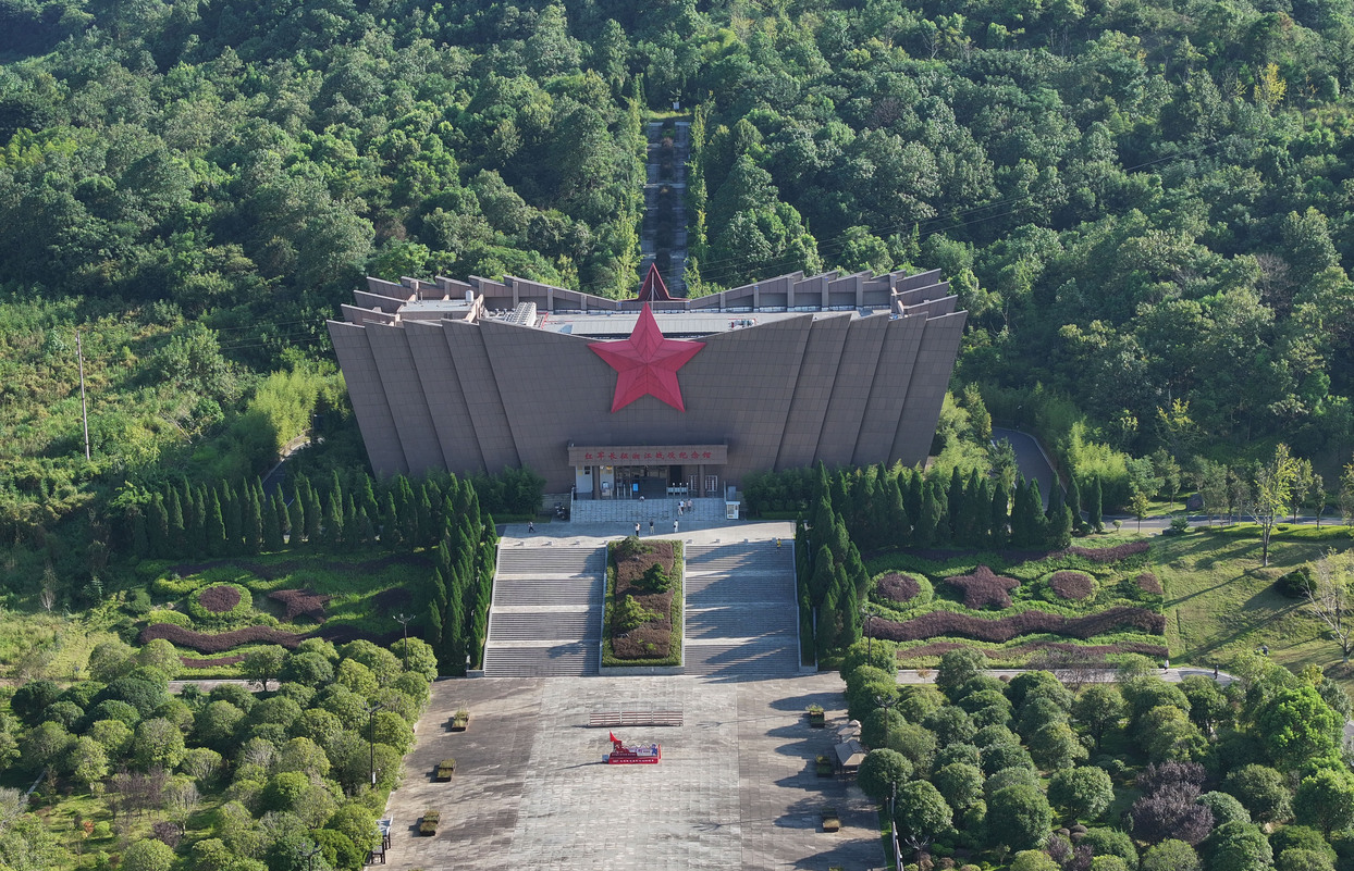 赓续长征精神 奋进复兴征程丨天空之眼瞰长征：湘水汤汤 长征精神薪火相传