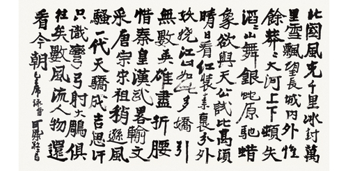 《沁园春雪》s