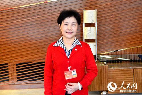 全国政协委员王穗明 （人民 网记者 王金雪摄）