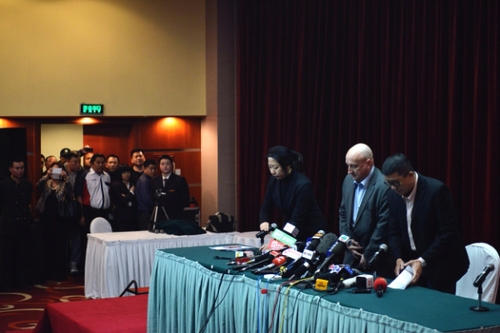 马航客机失联事件媒体发布会在京举行-4