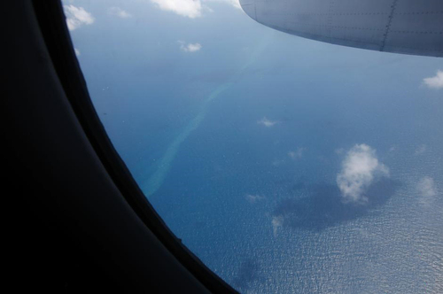 航拍马航失联客机MH370搜救海域5
