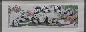 蜀锦作品《芙蓉国宝图》