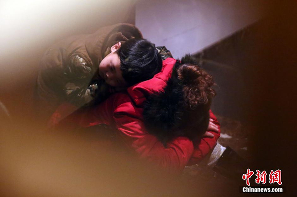 MH370落入南印度洋-乘客家属悲痛不已2
