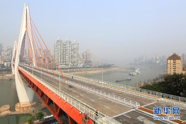 重庆东水门长江大桥即将通车-3