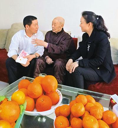 总理收到脐橙