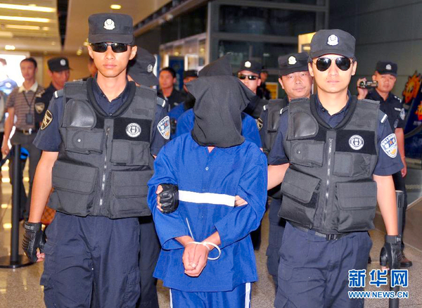 中老移交5名特大跨国贩毒案犯罪嫌疑人5