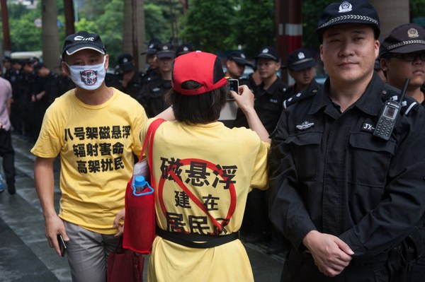深圳市民反对地铁采用高架磁悬浮1