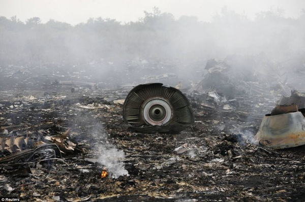 直击马航MH17客机坠毁现场9