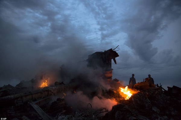 直击马航MH17客机坠毁现场8