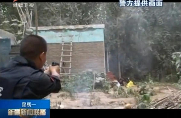 图为事发现场
