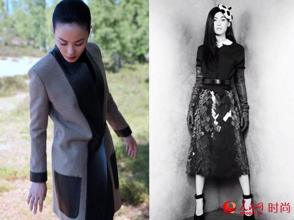 OL风，王菲大女人气质驾驭汉子风西服真是驾轻就熟，张柏芝黑白写真酷劲儿十足。