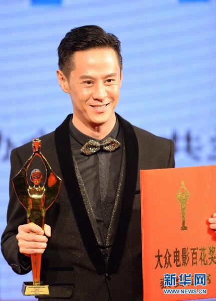 9月27日，以影片《扫毒》获得最佳新人奖的马浴柯在媒体见面会上。 当日，第32届大众电影百花奖颁奖仪式在兰州举行。 新华社记者 聂建江摄