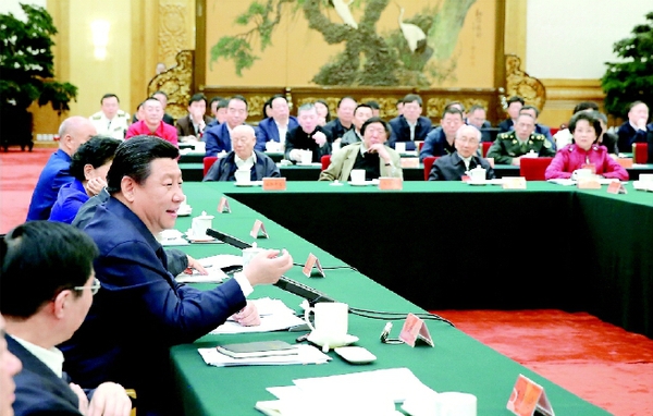 10月15日，中共中央总书记、国家主席、中央军委主席习近平在北京主持召开文艺工作座谈会并发表重要讲话。 新华社记者 鞠鹏 摄