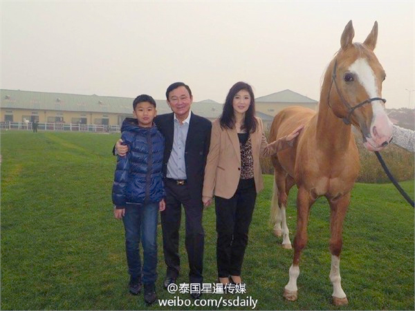 泰国前总理英拉雾霾游北京3