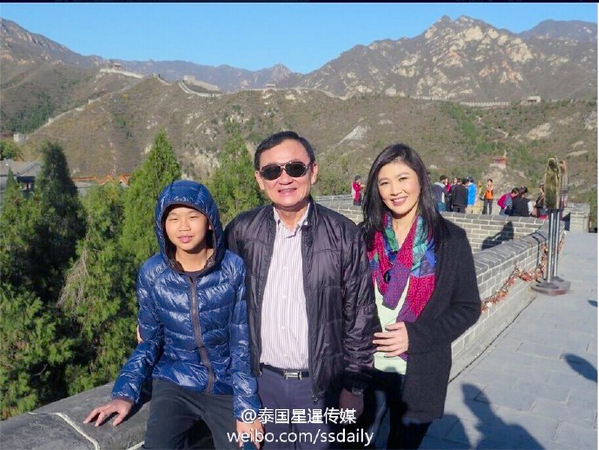 泰国前总理英拉雾霾游北京7