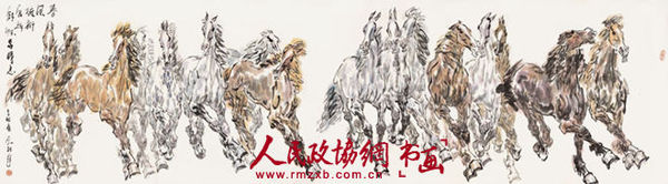 春风梳柳展翅抒怀　96cmx350cm　2011年_副本