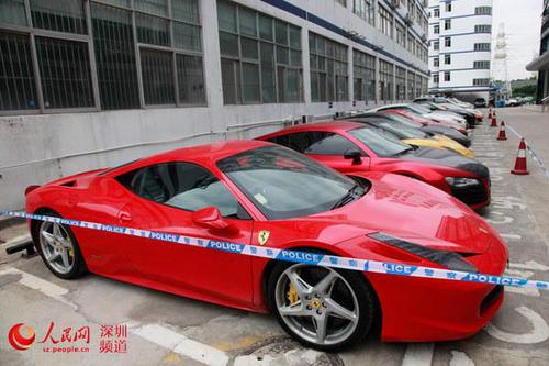 涉案车辆。（深圳交警局供图）2