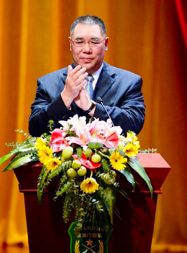 中国人民解放军进驻澳门十五周年庆祝大会举行-7