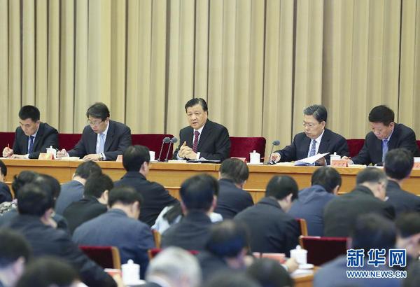 12月19日，全国组织部长会议在北京召开。中共中央政治局常委、中央书记处书记刘云山出席会议并讲话。 新华社记者丁林摄