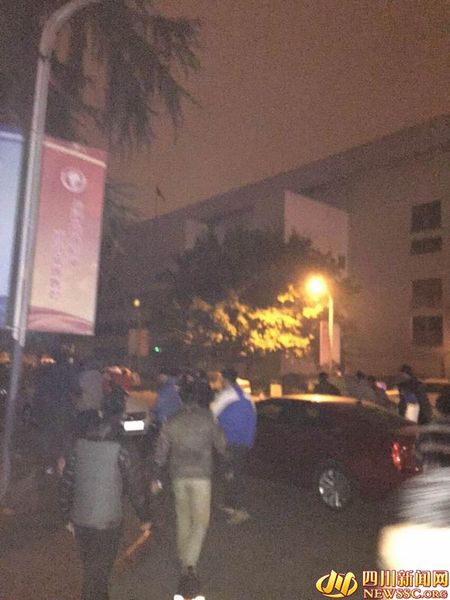 现场照(图由受访学生提供)