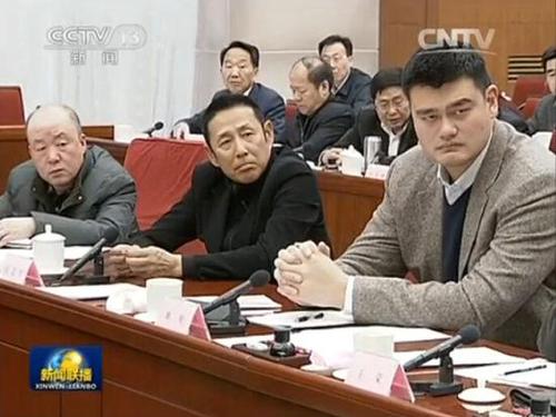 陈道明、姚明参加国务院会议，建言政府报告