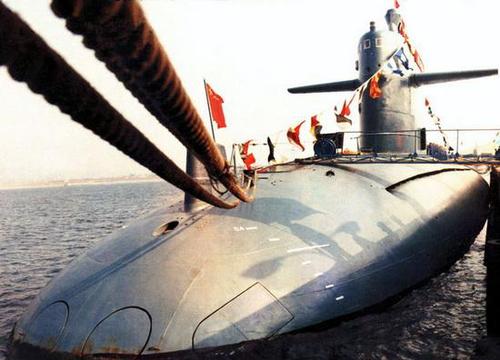 资料图：老旧的中国091核潜艇