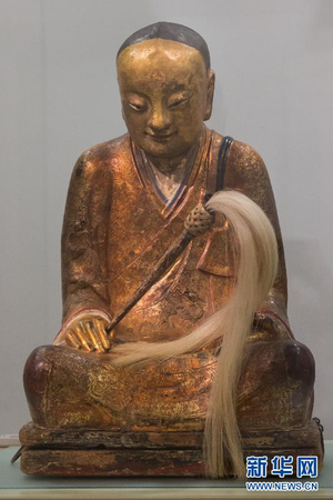 中国僧人肉身宝像在匈牙利展出4