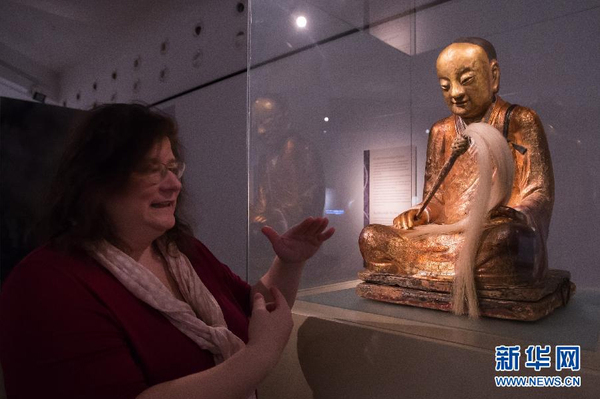 中国僧人肉身宝像在匈牙利展出3