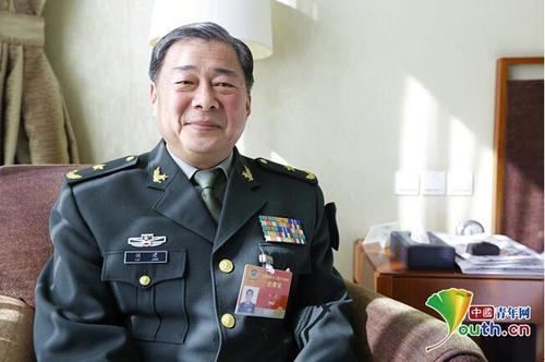 全国政协委员，解放军装备学院原副院长刘建。记者 张炎良 摄