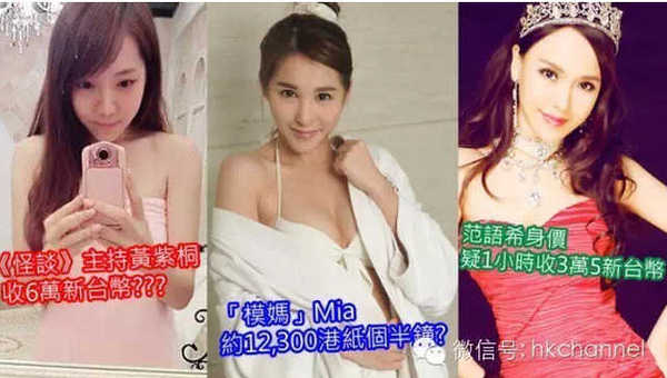 疑似卷入网站卖淫案的女星。